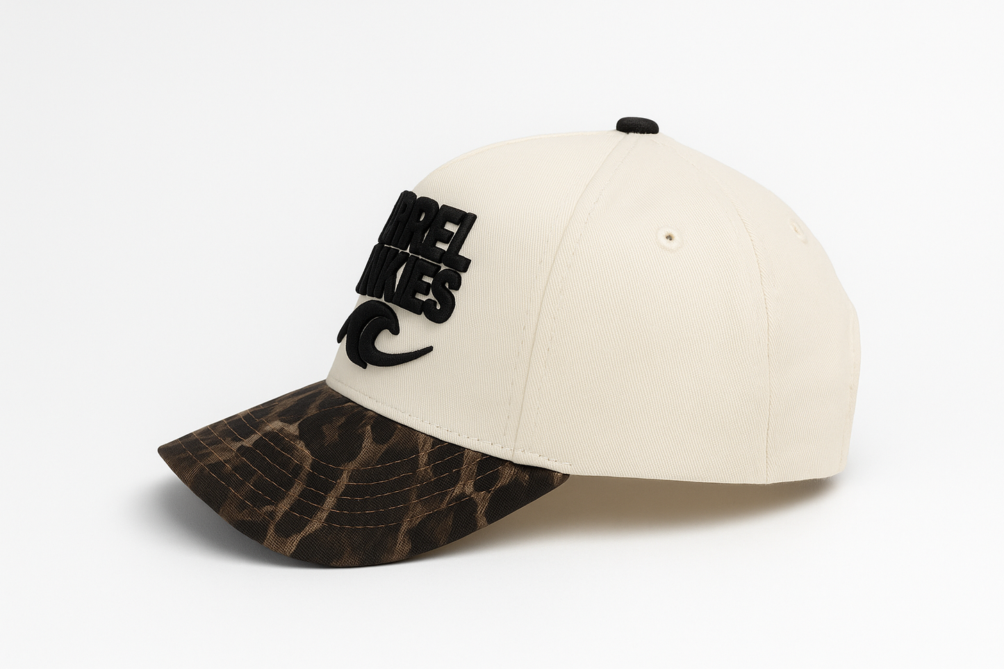 BARREL JUNKIES Cheetah Brim Surf Cap