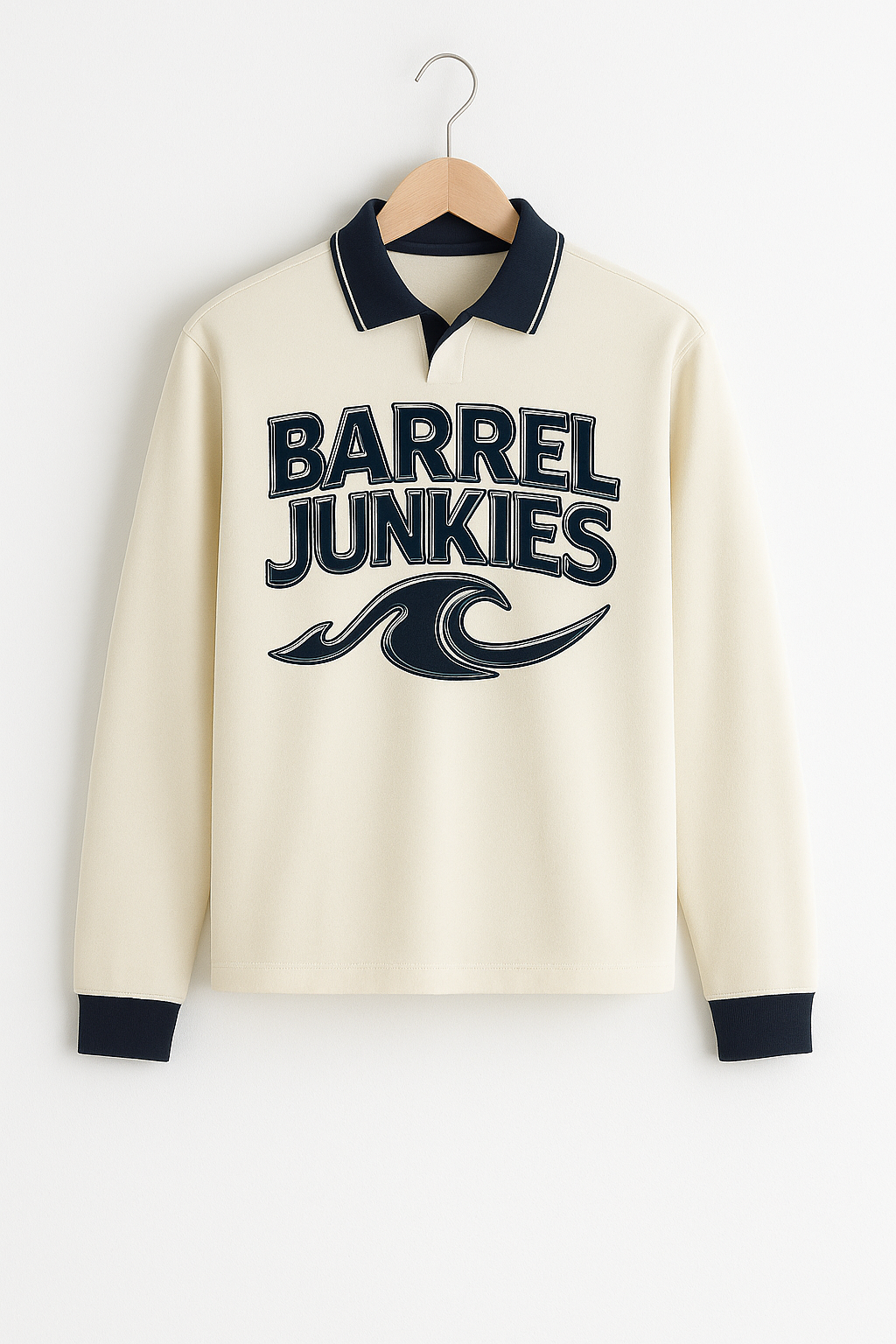 BARREL JUNKIES Long Sleeve Polo